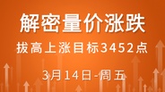 【解密量价涨跌】拔高上涨目标3452点 3-14