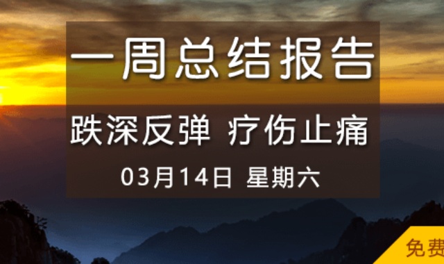 【免费视频】跌深反弹，疗伤止痛