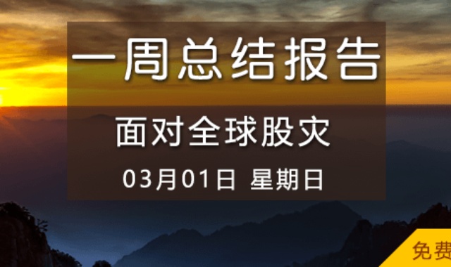 【免费视频】一周总结报告-面对全球股灾