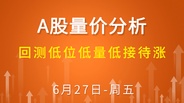 【解密量价涨跌】回测低位低量低接待涨