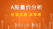 【解密量价涨跌】好事多磨 多等等 9-11