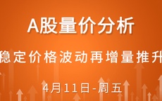 【解密量价涨跌】稳定价格波动再增量推升 4-11