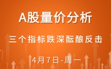 【解密量价涨跌】三个指标跌深酝酿反击 4-7