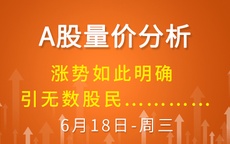 【解密量价涨跌】涨势如此明确  引无数股民………… 6-18