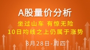 【解密量价涨跌】坐过山车 有惊无险 10日均线之上仍属于涨势 8-28