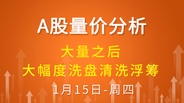 【解密量价涨跌】大量之后大幅度洗盘清洗浮筹 1-15